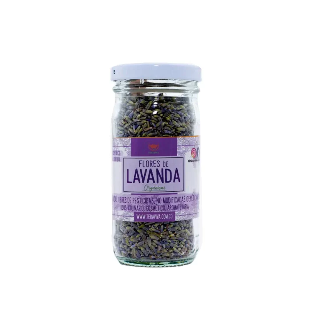 Flores de Lavanda Francesa Orgánicas
