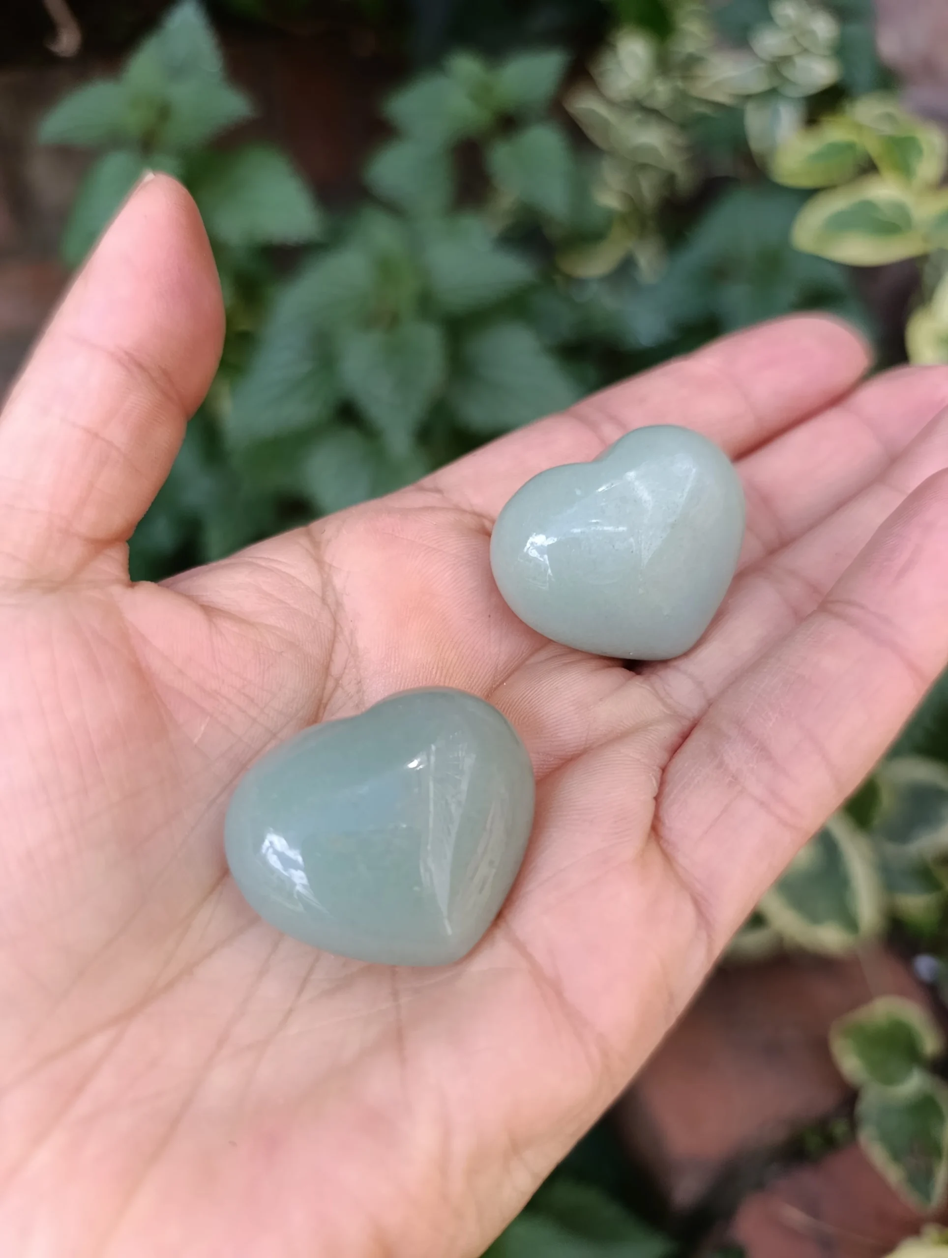 Aventurina Natural pieza única corazón mini