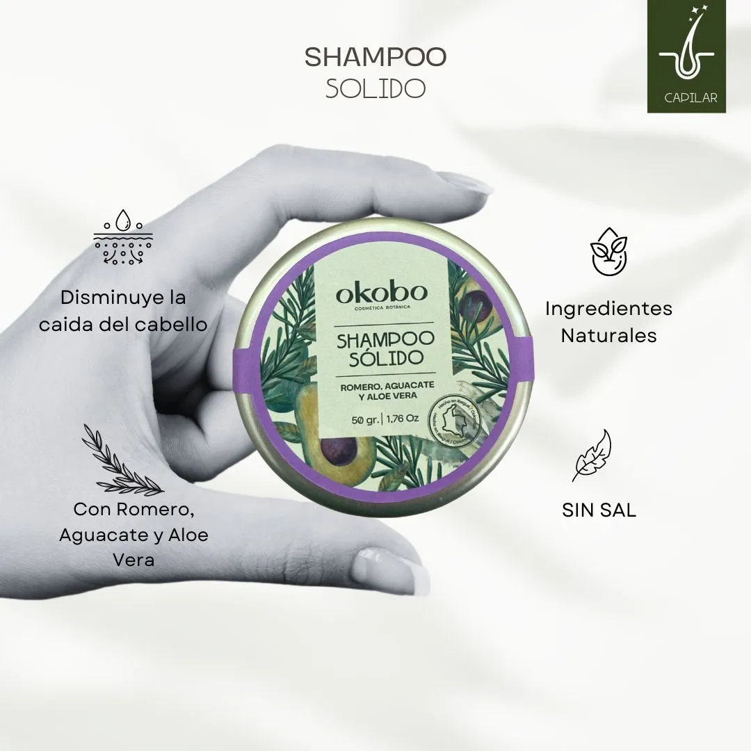 Shampoo Solido Natural Okobo - Imagen 2